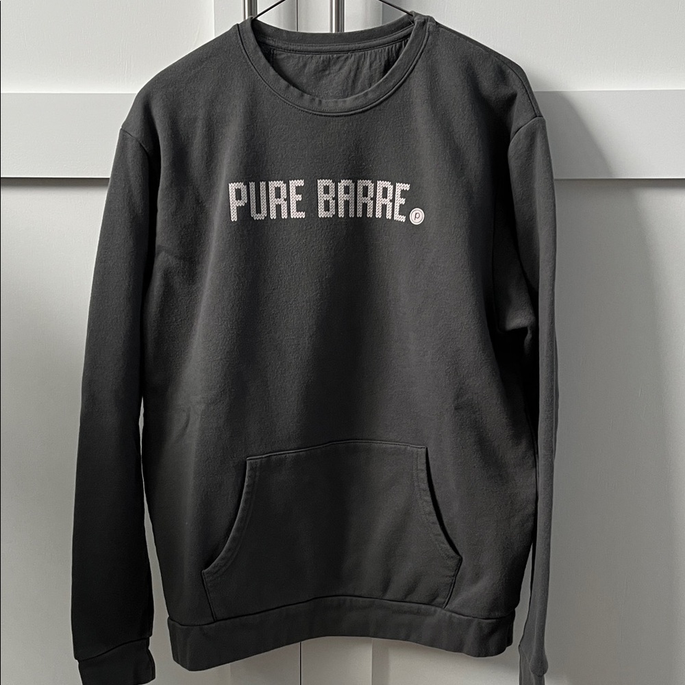 Pure Barre Charcoal Sweatshirt with Pocket